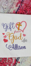 Load image into Gallery viewer, Machine Embroidered Gift from God Bodysuit/One Piece for Infants